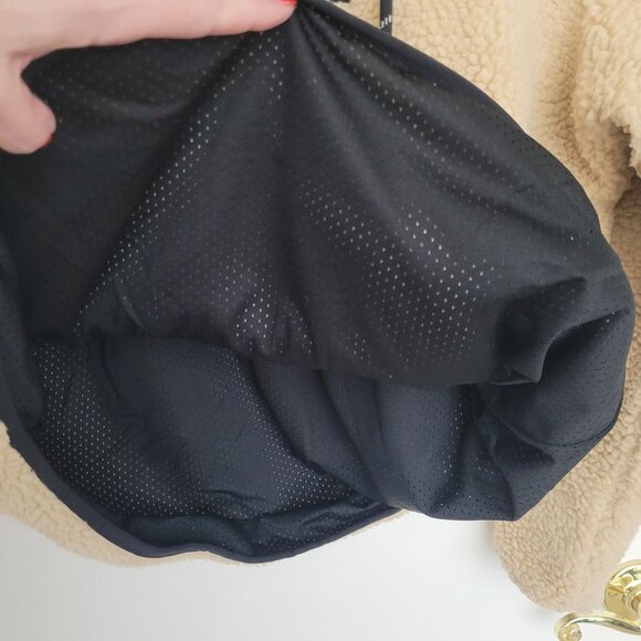 Eddie Bauer Chilali Hooded Fleece Anorak Pullover Jacket Womens Size L Oatmeal - Picture 6 of 9